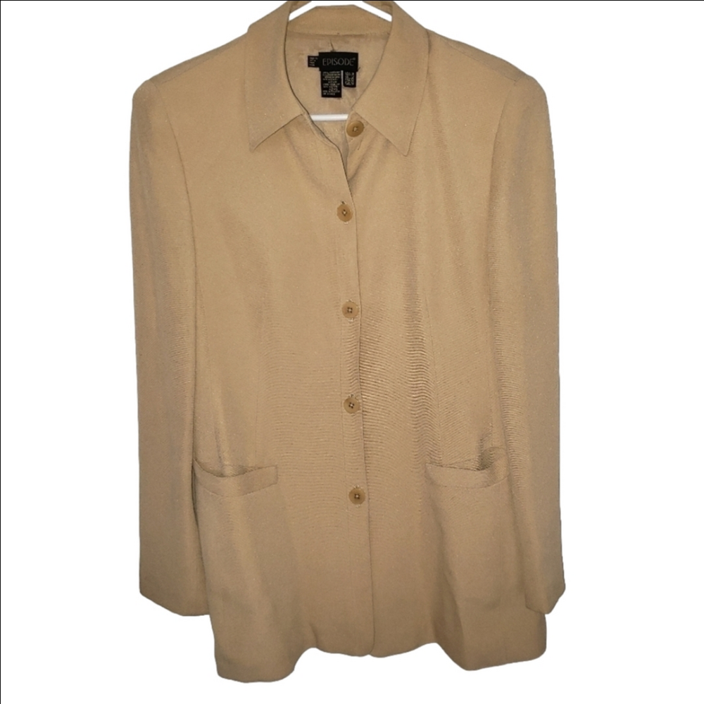 𝅺episode button down lined jacket suze 10